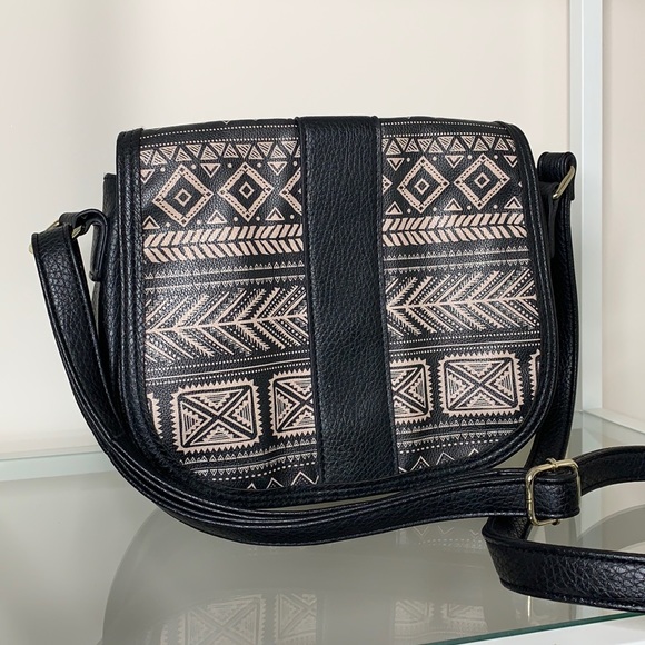 Mia Luca Aztec Print Crossbody Bag 